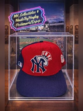 VTG 90's NY Yankees Sports Specialties Snapback Hat 20/80 Blend NWOT Deadstock